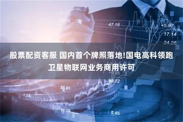 股票配资客服 国内首个牌照落地!国电高科领跑卫星物联网业务商用许可
